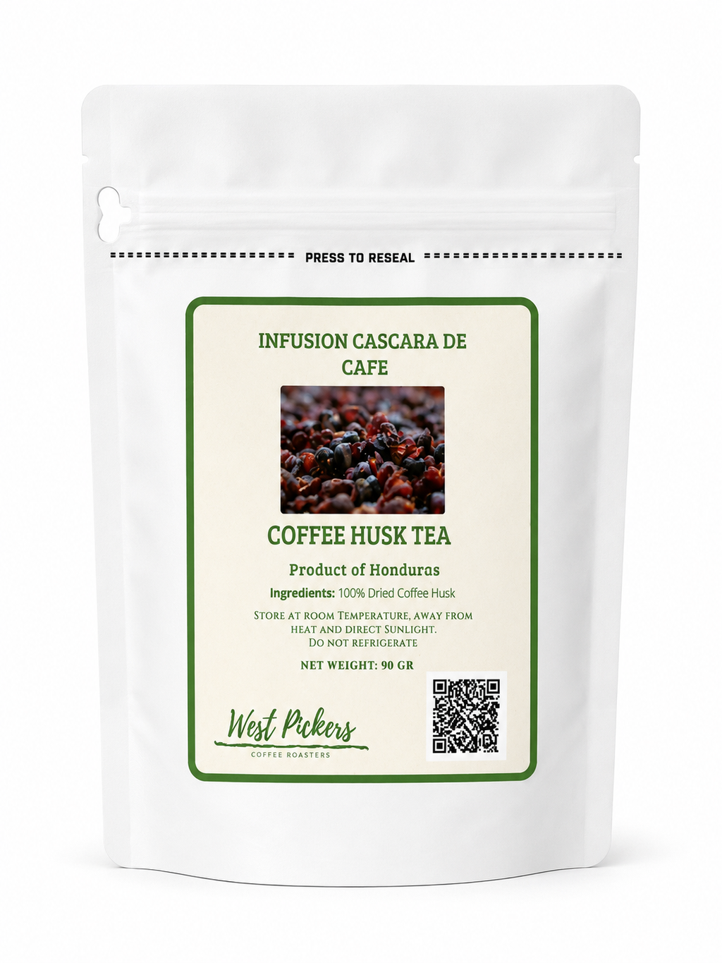 West Pickers Honduran Coffee Husk Tea – Cascara Infusion, 90 gr