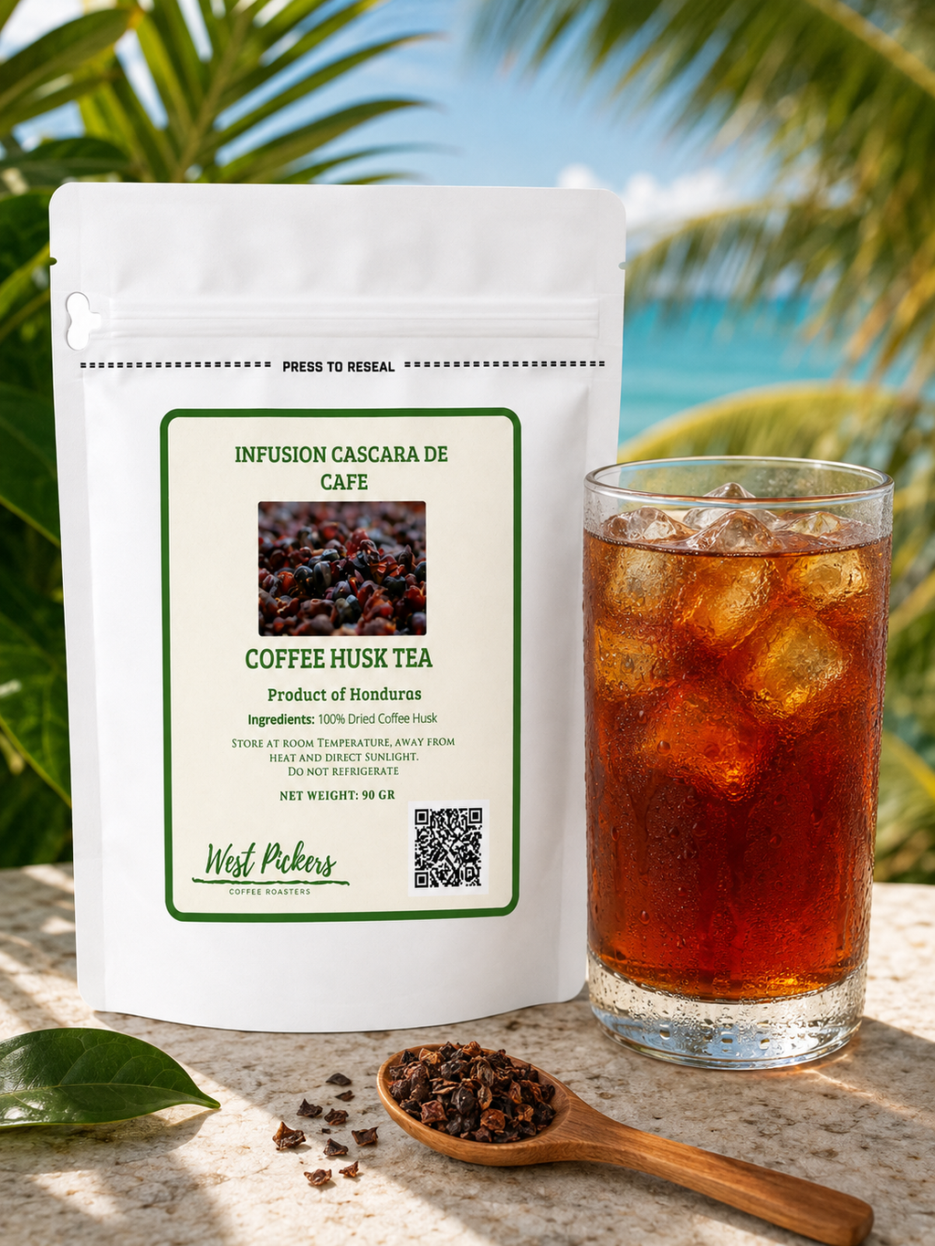 West Pickers Honduran Coffee Husk Tea – Cascara Infusion, 90 gr