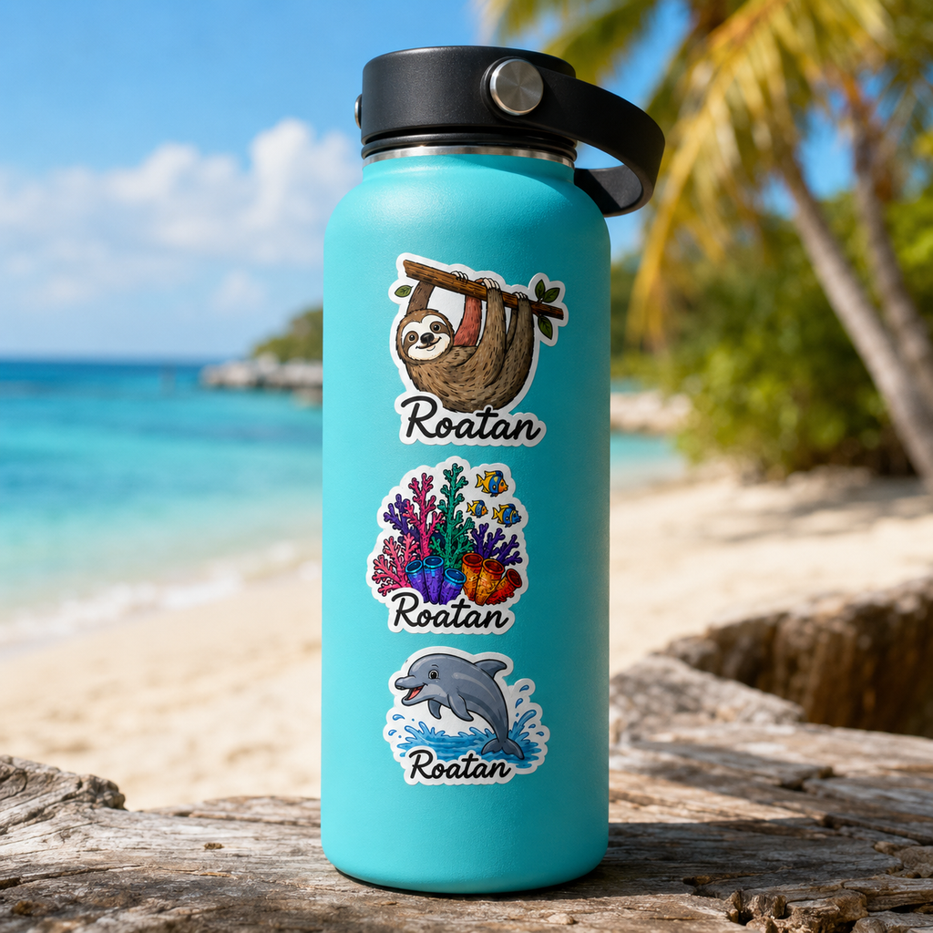 Roatan Adventure Sticker Sheet