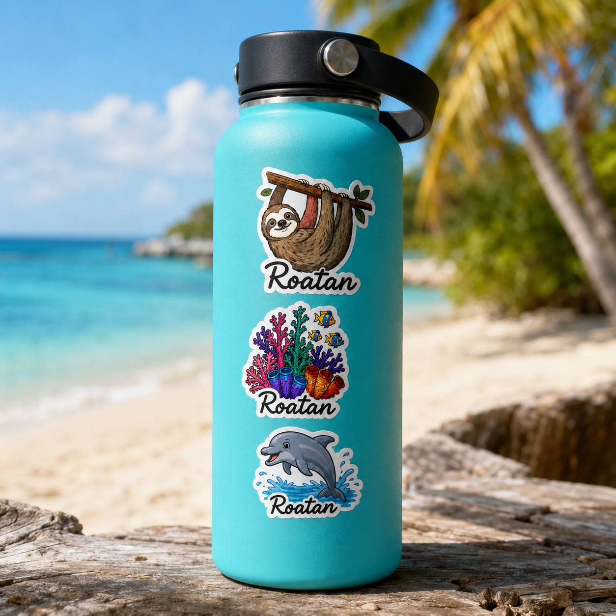 Roatan Adventure Sticker Sheet