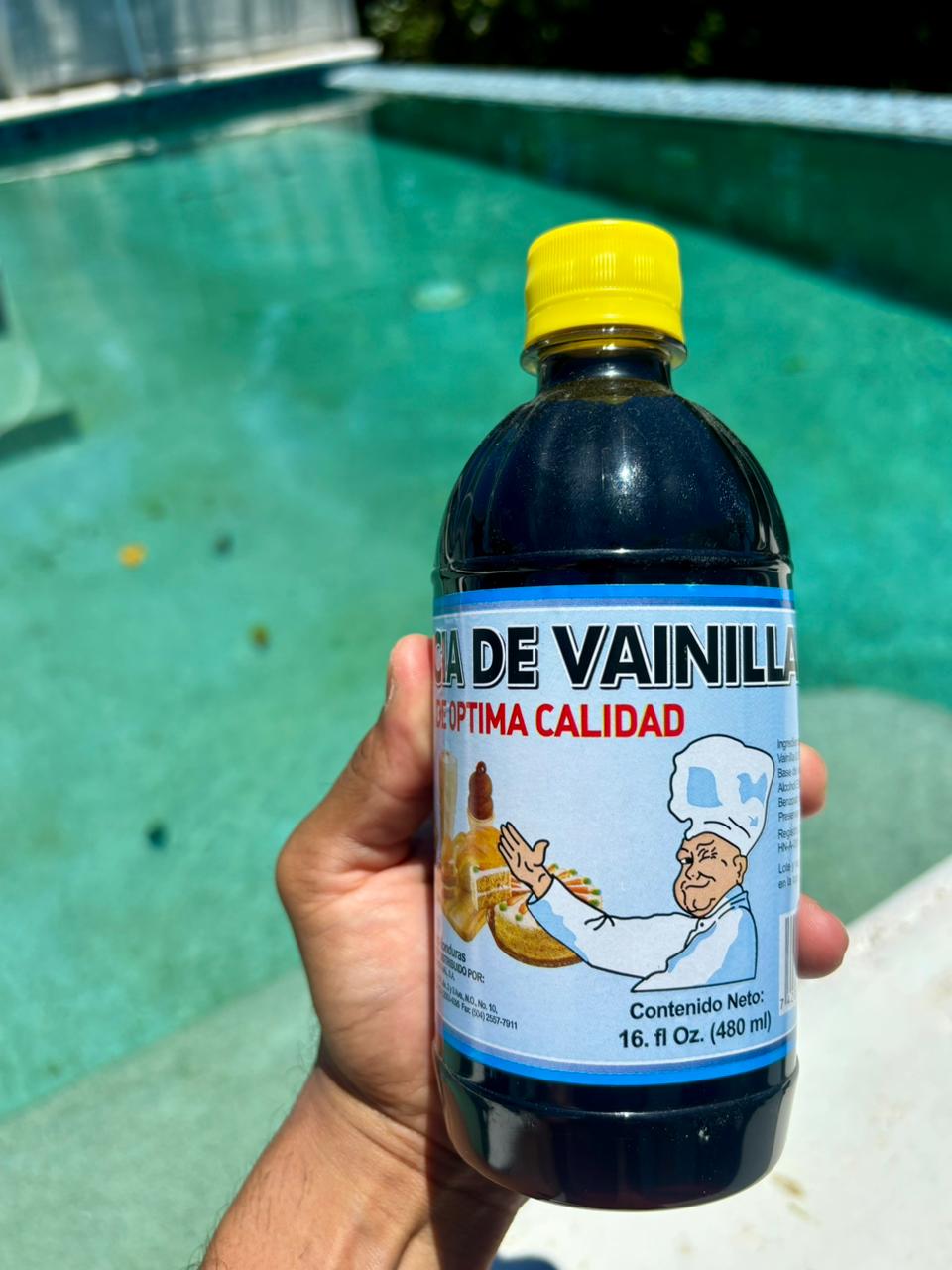 Vanilla Essence for Baking and Cooking, 16 Ounce Bottle