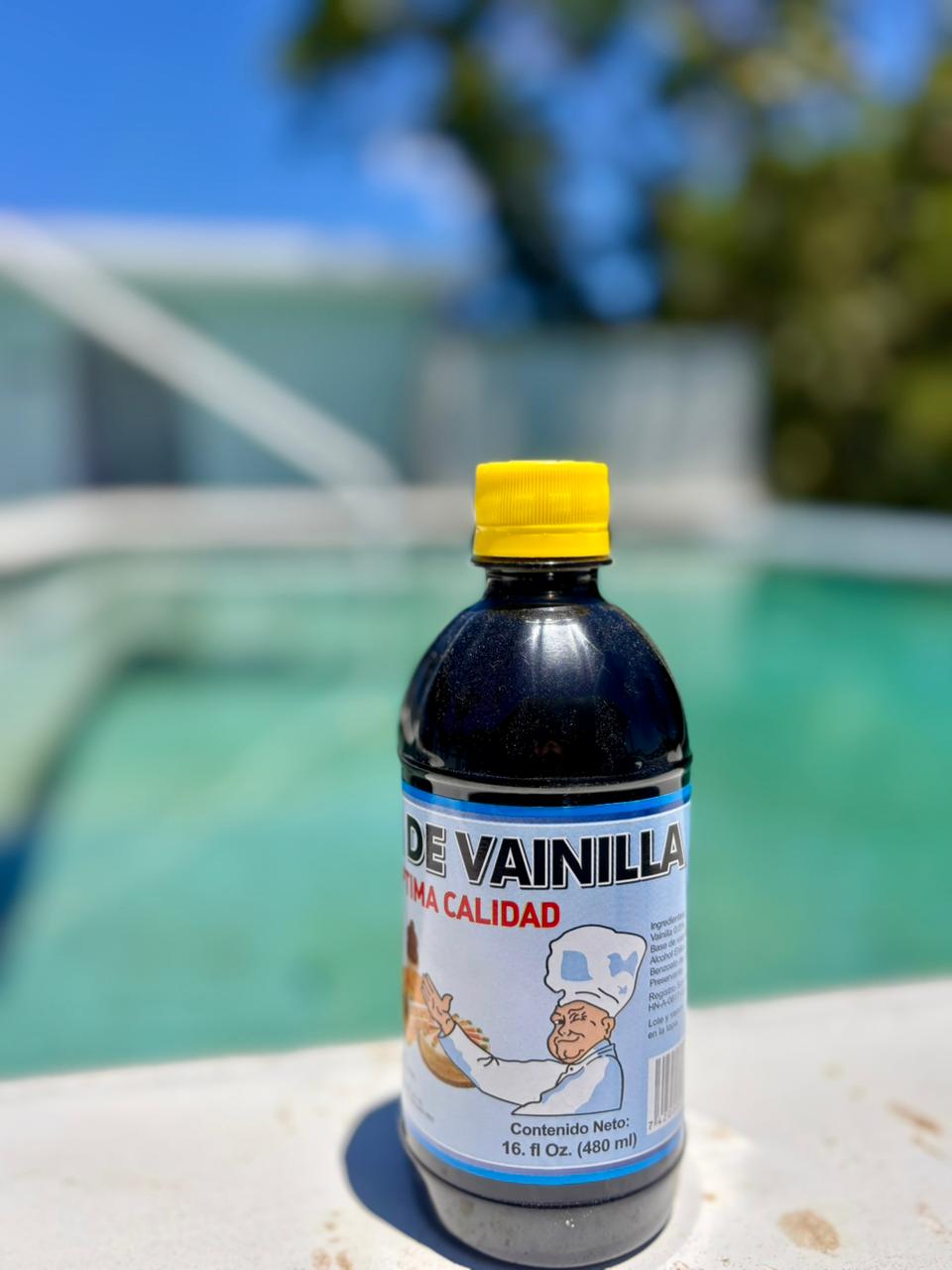 Vanilla Essence for Baking and Cooking, 16 Ounce Bottle