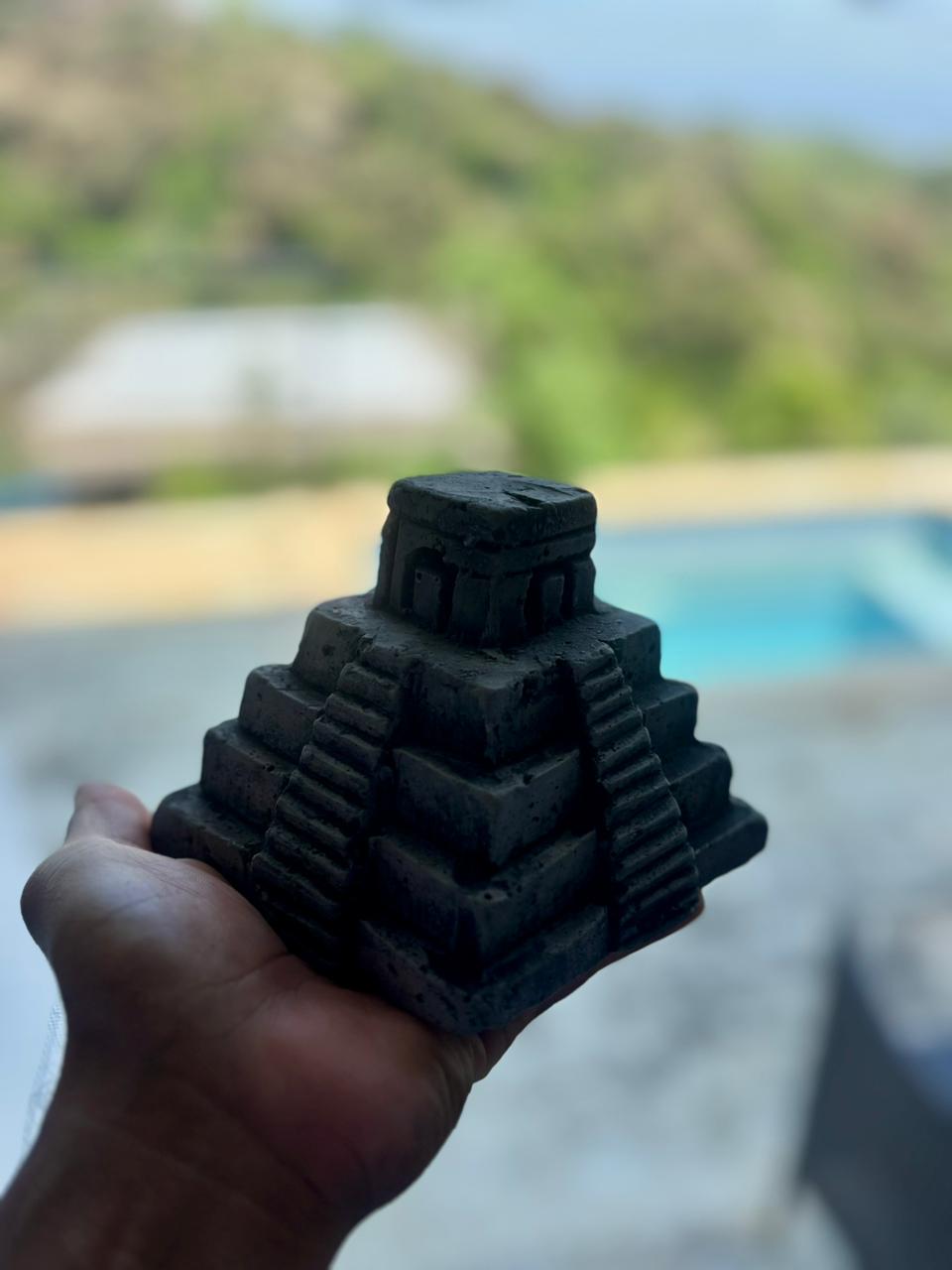 Handcrafted Mayan Temple Replica – Inspired by Copán Ruins