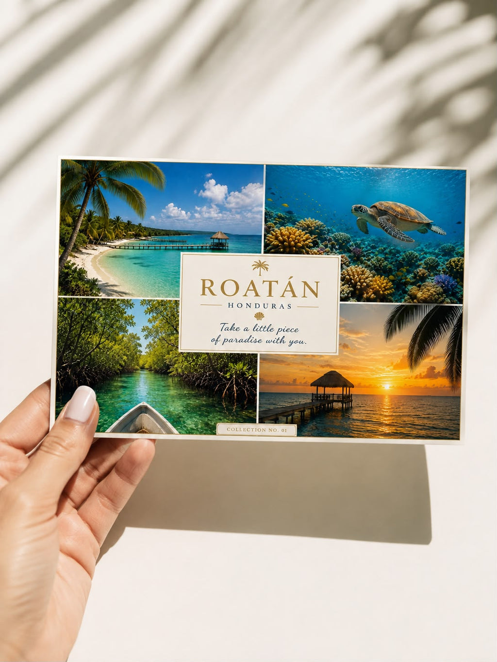 Roatan Paradise Scenic Souvenir Postcard